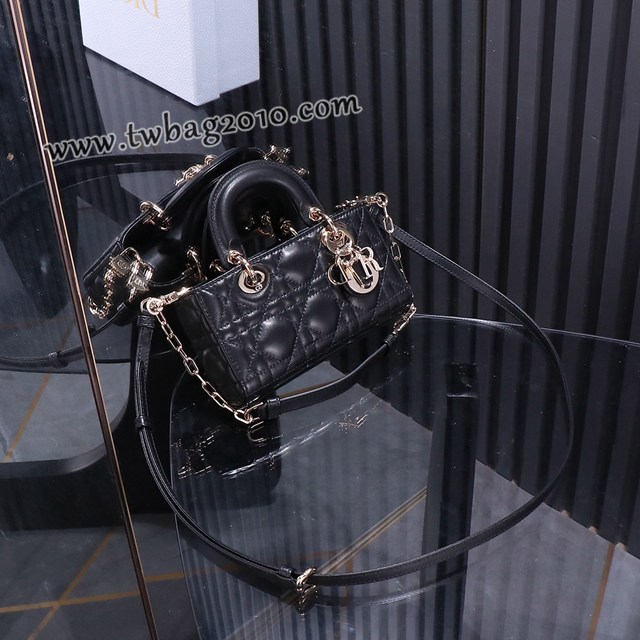 Dior专柜新款迪奥高仿原单mini号大爆款D-joy手提肩背女包 djfk1495